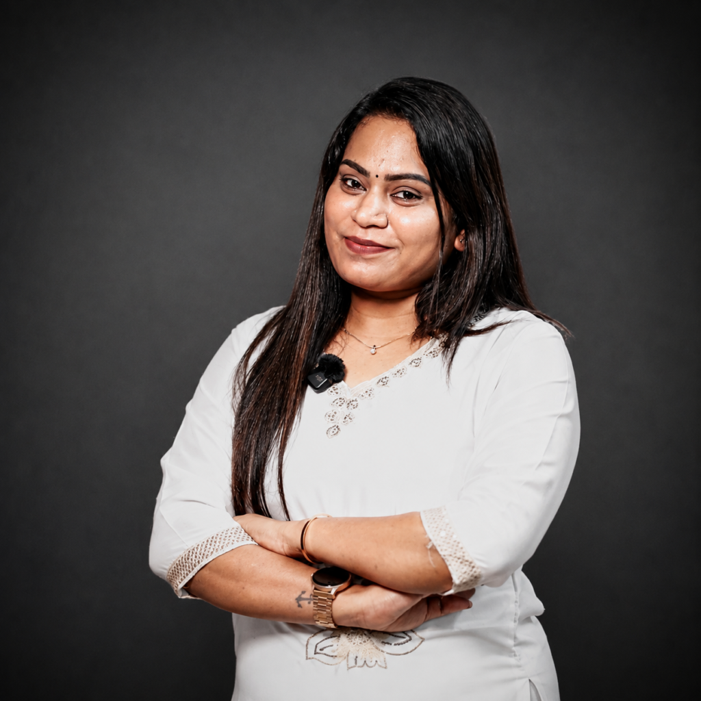 (MSc, B.Ed) is the founder of Amraa Aesthetics Salon & Academy